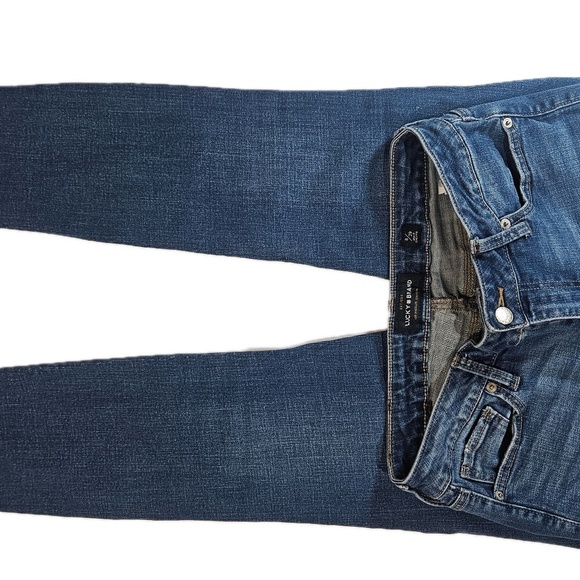 Lucky Brand Lolita Skinny Jeans Womens 8/29 Ankle Cheville Mid Rise Stretch Blue - Picture 12 of 13